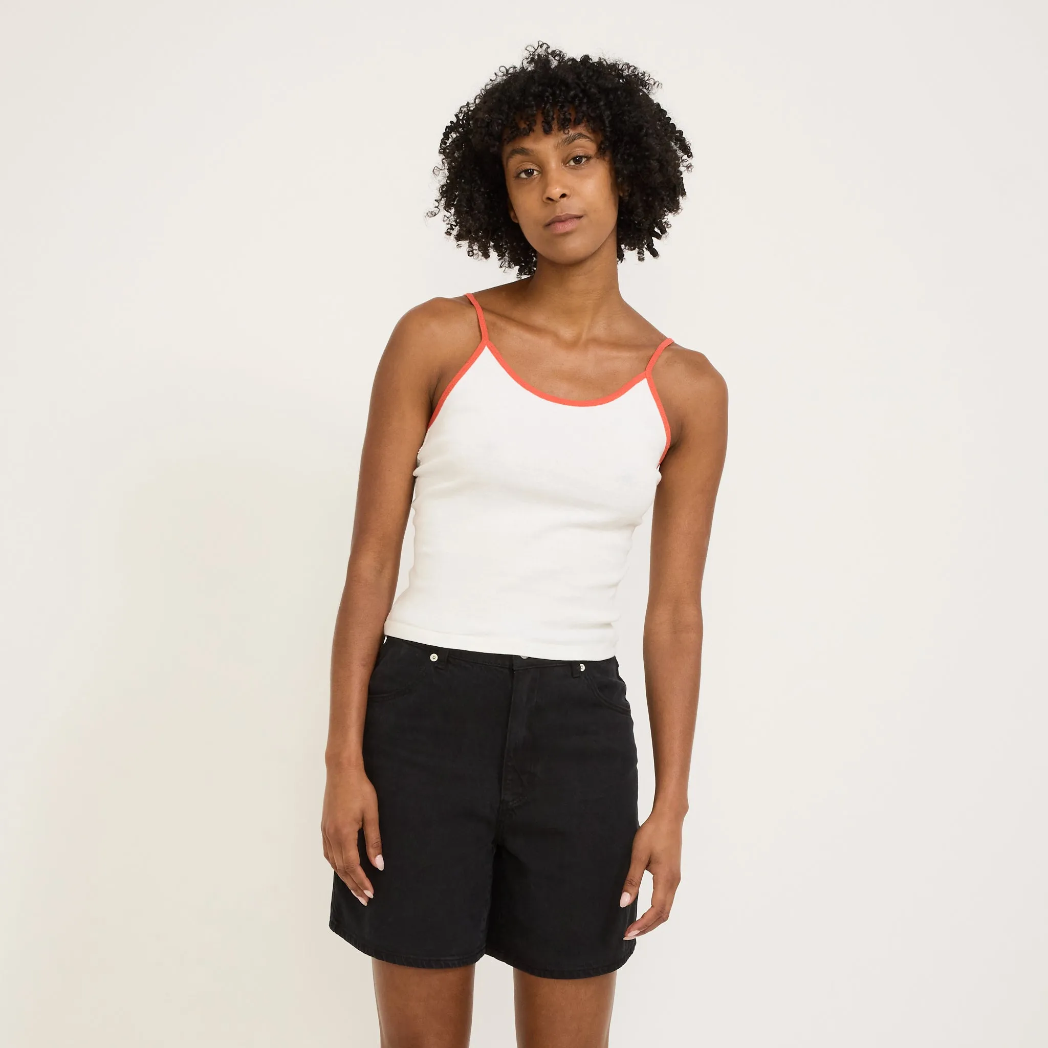 Classic Ballet Camisole White/Cherry