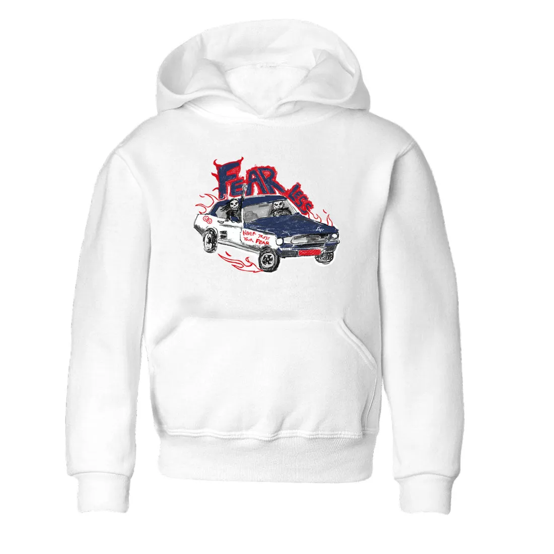 Classic SNRT Navy Tees Timeless Air White Jordan And Fearless 6 Car - Kids Sneaker Midnight