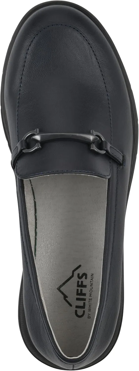 CLIFFS BY WHITE MOUNTAIN Women's Flow Cushioned Lug Sole Loafer Flat