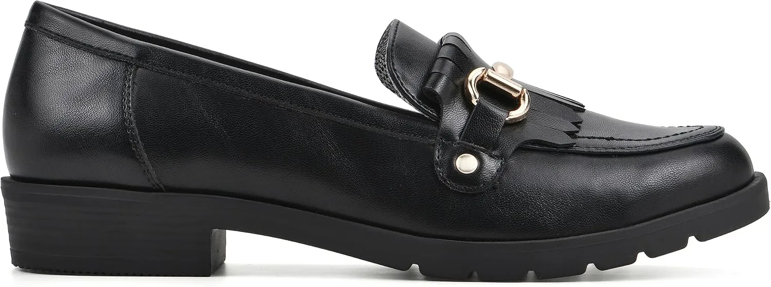 CLIFFS BY WHITE MOUNTAIN Women's Galeena Cushioned Loafer Flat