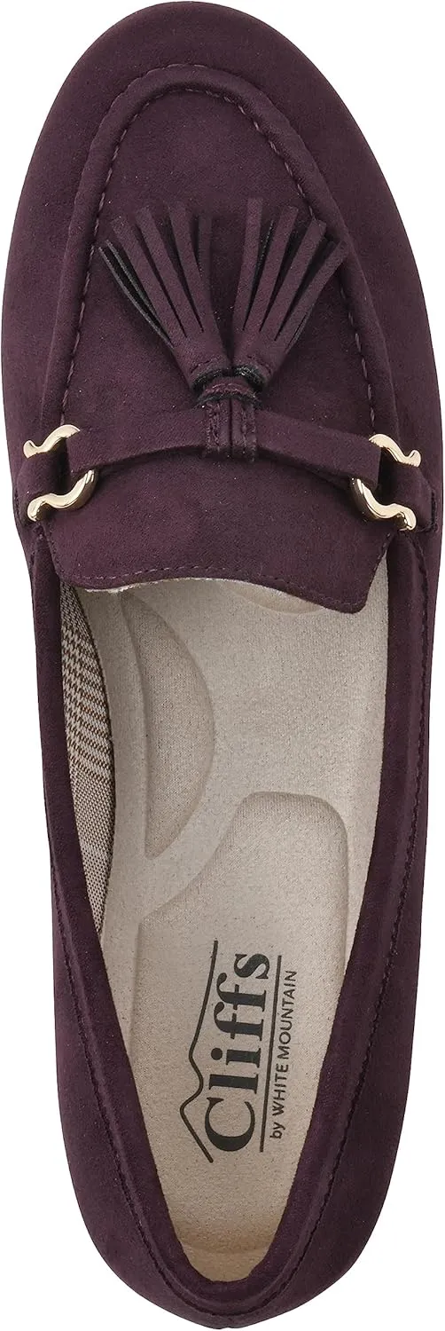 CLIFFS BY WHITE MOUNTAIN Women's Gush Cushioned Driving Moccasin Loafer Flat