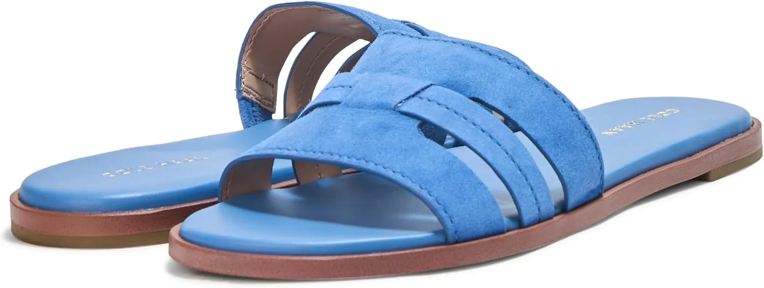 Cole Haan Women's Flynn Slotted Slides Flat Sandal