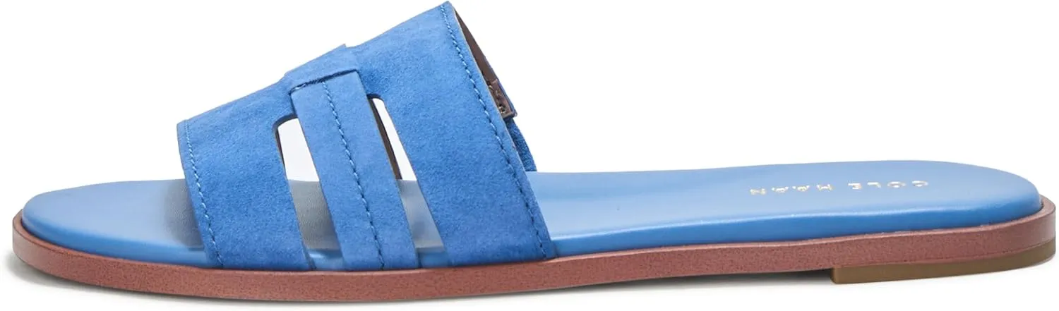 Cole Haan Women's Flynn Slotted Slides Flat Sandal