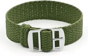 Colorful woven watch strap one long canvas nylon watch strap 16mm 18mm 20mm 22mm mesh strap for men and women