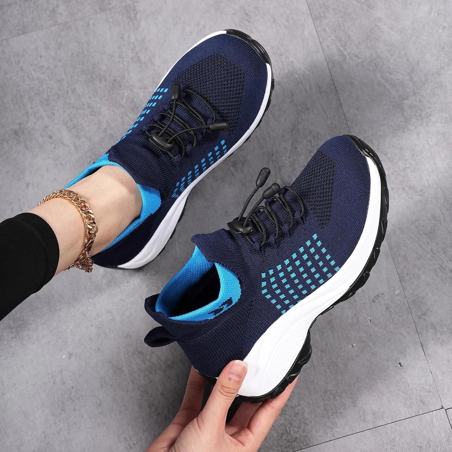 Comfort Orthowear Shoes for Women Men Orthopedic Tennis Shoe Waterproof Comfortable Walking Shoes for Women with Plantar Fasciitis Air Cushion Ortho Breathable Stretch Cushion Orthopedic Sneakers