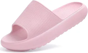 Comwarm Cloud Slide Sandals for Women Men Ultra Comfort Recovery Pillow Slippers Soft Summer Beach Shoes with Low Arch Support