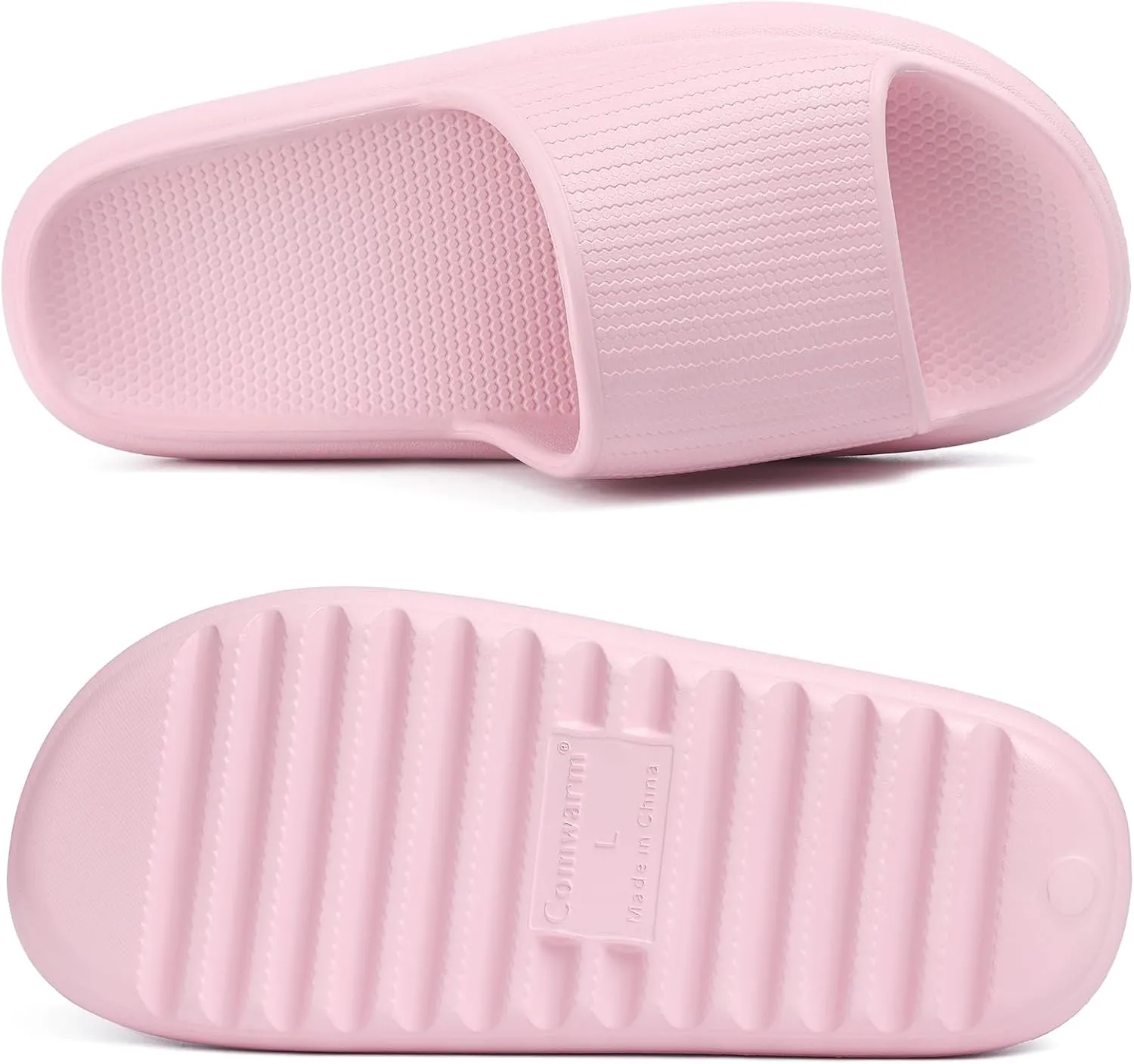 Comwarm Cloud Slide Sandals for Women Men Ultra Comfort Recovery Pillow Slippers Soft Summer Beach Shoes with Low Arch Support
