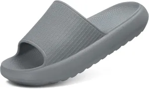 Comwarm Cloud Slide Sandals for Women Men Ultra Comfort Recovery Pillow Slippers Soft Summer Beach Shoes with Low Arch Support
