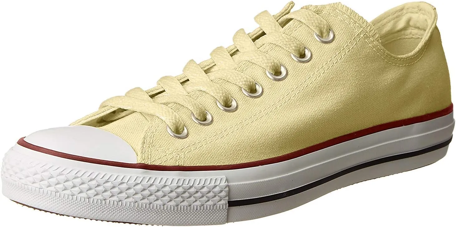 Converse Chuck Taylor All Star Canvas Low Top Sneaker, natural ivory ,4 US Men/6 US Women