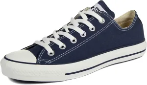 Converse Men's Low Chuck Taylor Navy Canvas Sneaker 12 D(M) US