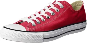 Converse Unisex Chuck Taylor All Star Ox Low Top Classic Red Sneaker