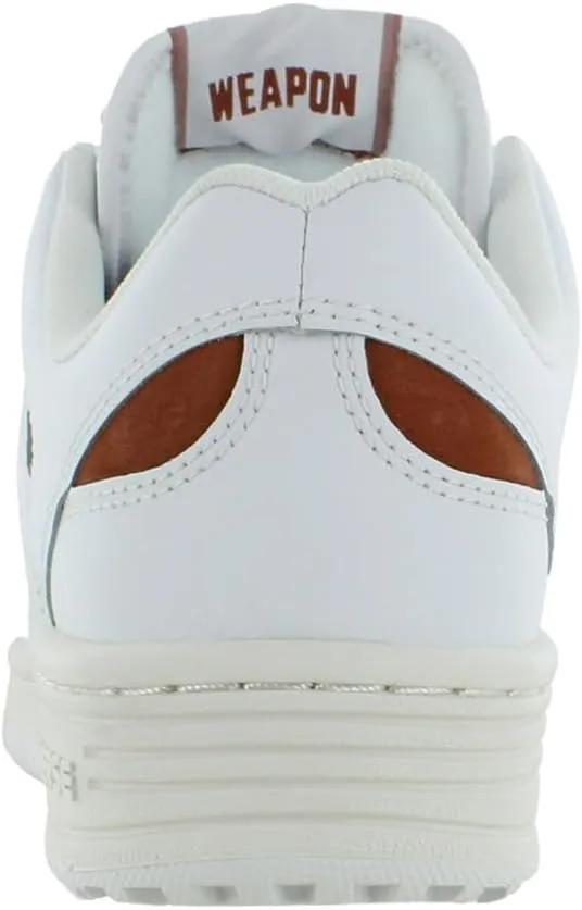 Converse Weapon Leather Unisex Low Top Sneaker (A11573C, in A Nutshell Brown/White)