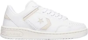 Converse Weapon Leather Unisex Low Top Sneaker (A11573C, in A Nutshell Brown/White)