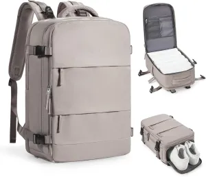 coofay Travel Backpack Carry on Flight Approved Mochila De Viaje Large Backpack for Travel Backpacks for Men Women Carry on Backpack for Airplanes Personal Item Travel Bag 18x14x8 Inches Travel Bag