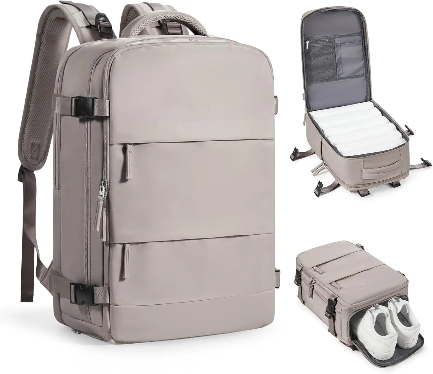 coofay Travel Backpack Carry on Flight Approved Mochila De Viaje Large Backpack for Travel Backpacks for Men Women Carry on Backpack for Airplanes Personal Item Travel Bag 18x14x8 Inches Travel Bag