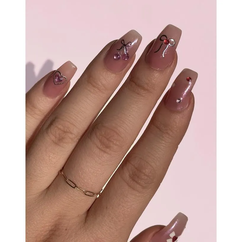 Coquette Nail Art Stickers