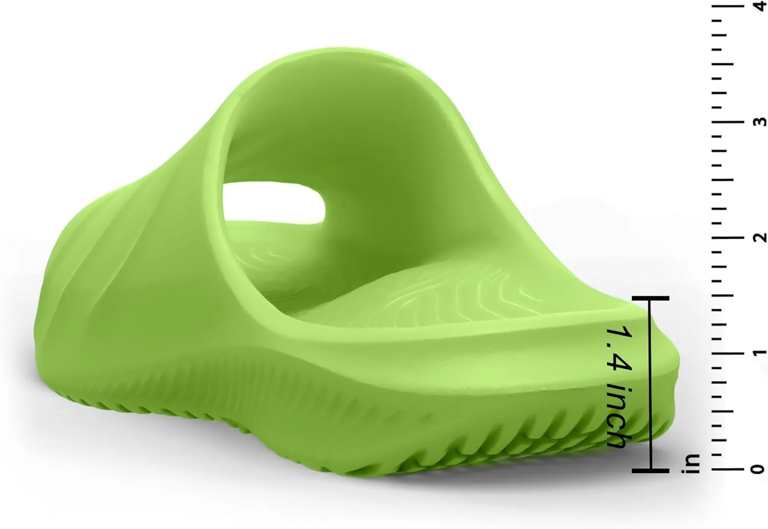 Couples Casual Soft Thick Sole Slide Sandals Recovery Slippers with Arch Support Lightweight Non-Slip Shoes for House Indoor Outdoor Walking