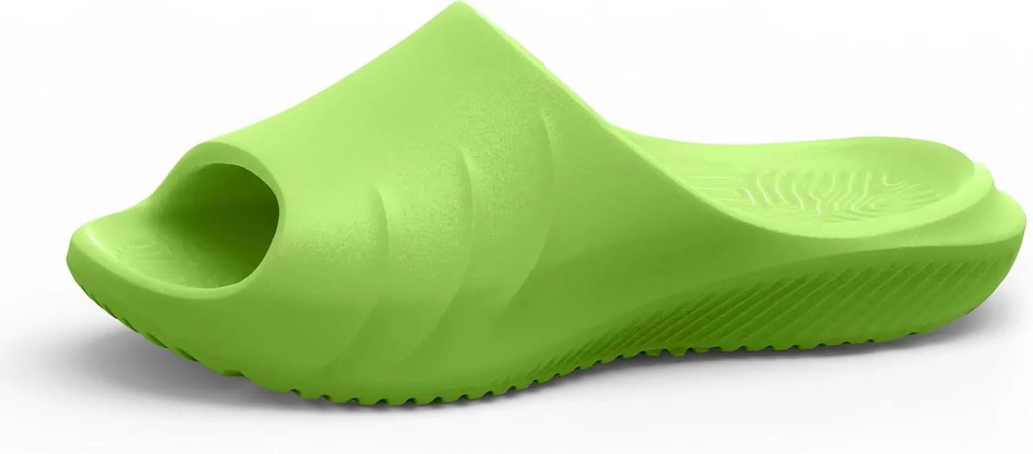 Couples Casual Soft Thick Sole Slide Sandals Recovery Slippers with Arch Support Lightweight Non-Slip Shoes for House Indoor Outdoor Walking