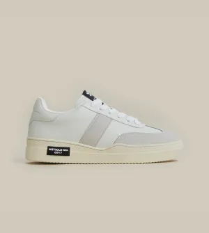 COURT SNEAKER LOW-TOP WHITE/GREY GERMAN TRAINERS
