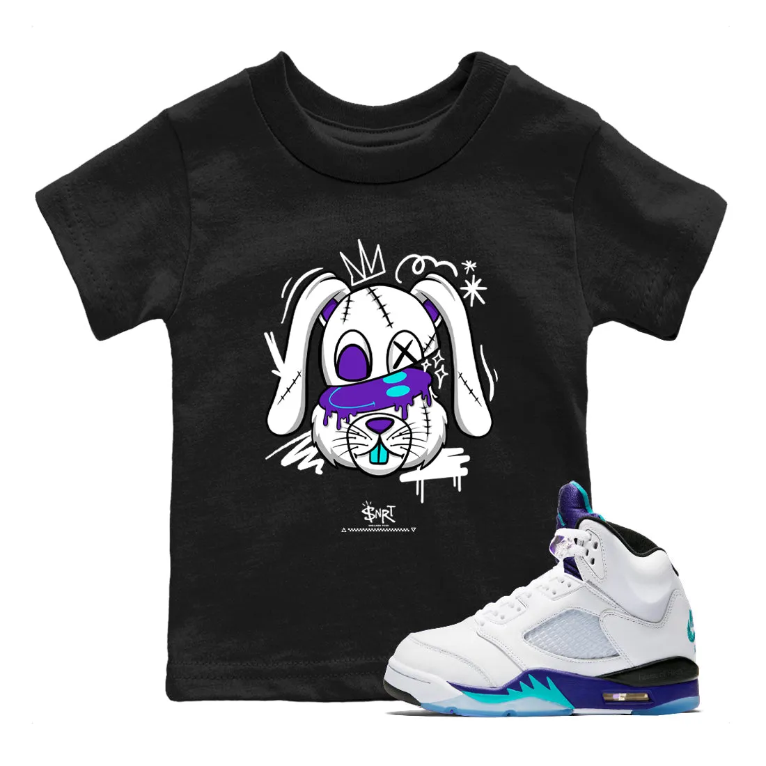 Crazy - 5 All-in-one collection Bunny Worldwide availability Kids SNRT Air Sneaker Tees Grape Jordan