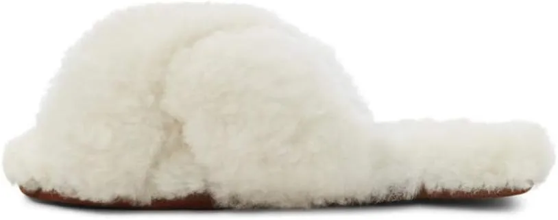 Crisscross Alpaca Slippers, Soft, Plush, 100% Alpaca Wool Fleece Indoor House Slippers