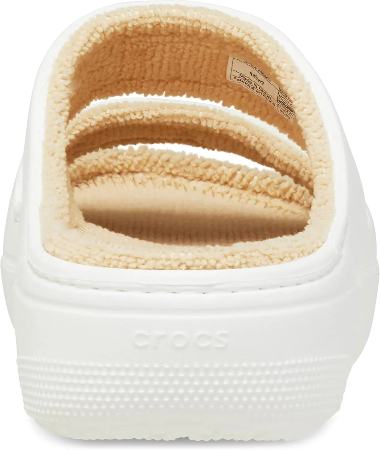 Crocs Unisex-Adult Classic Cozzzy Towel Sandals | Fuzzy Slippers Slide