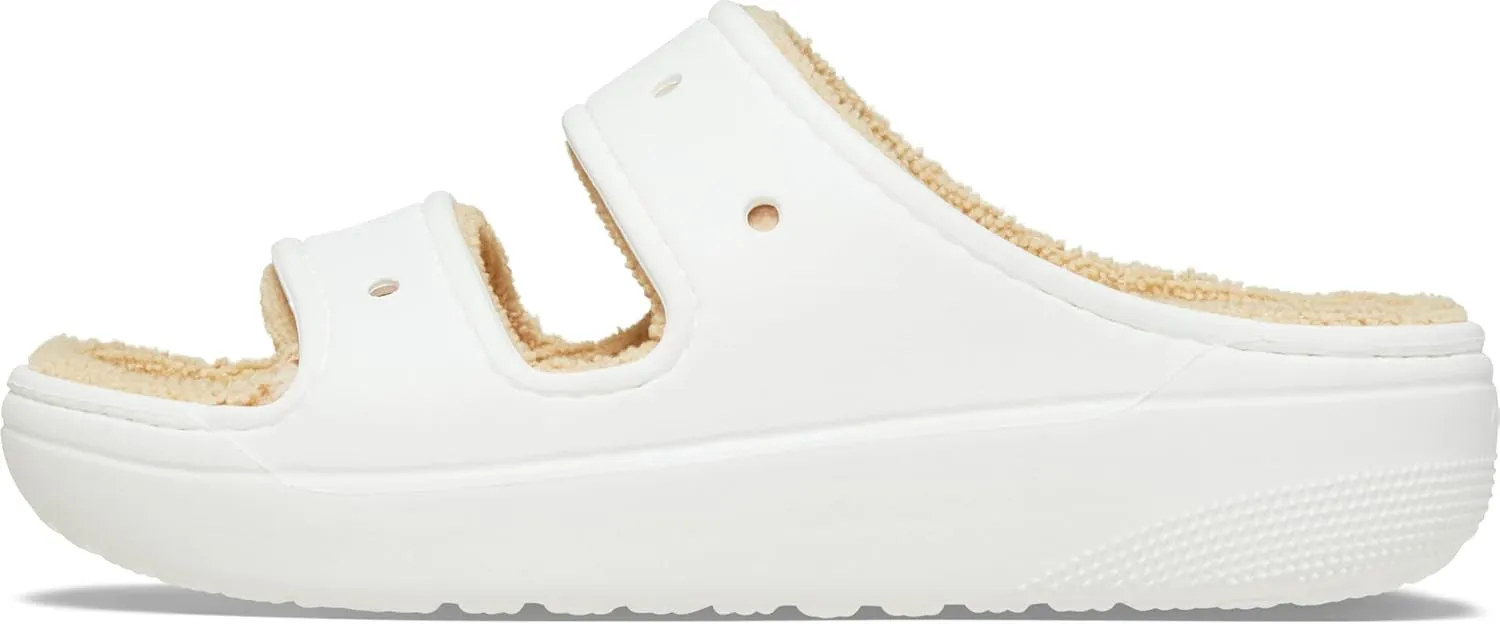 Crocs Unisex-Adult Classic Cozzzy Towel Sandals | Fuzzy Slippers Slide