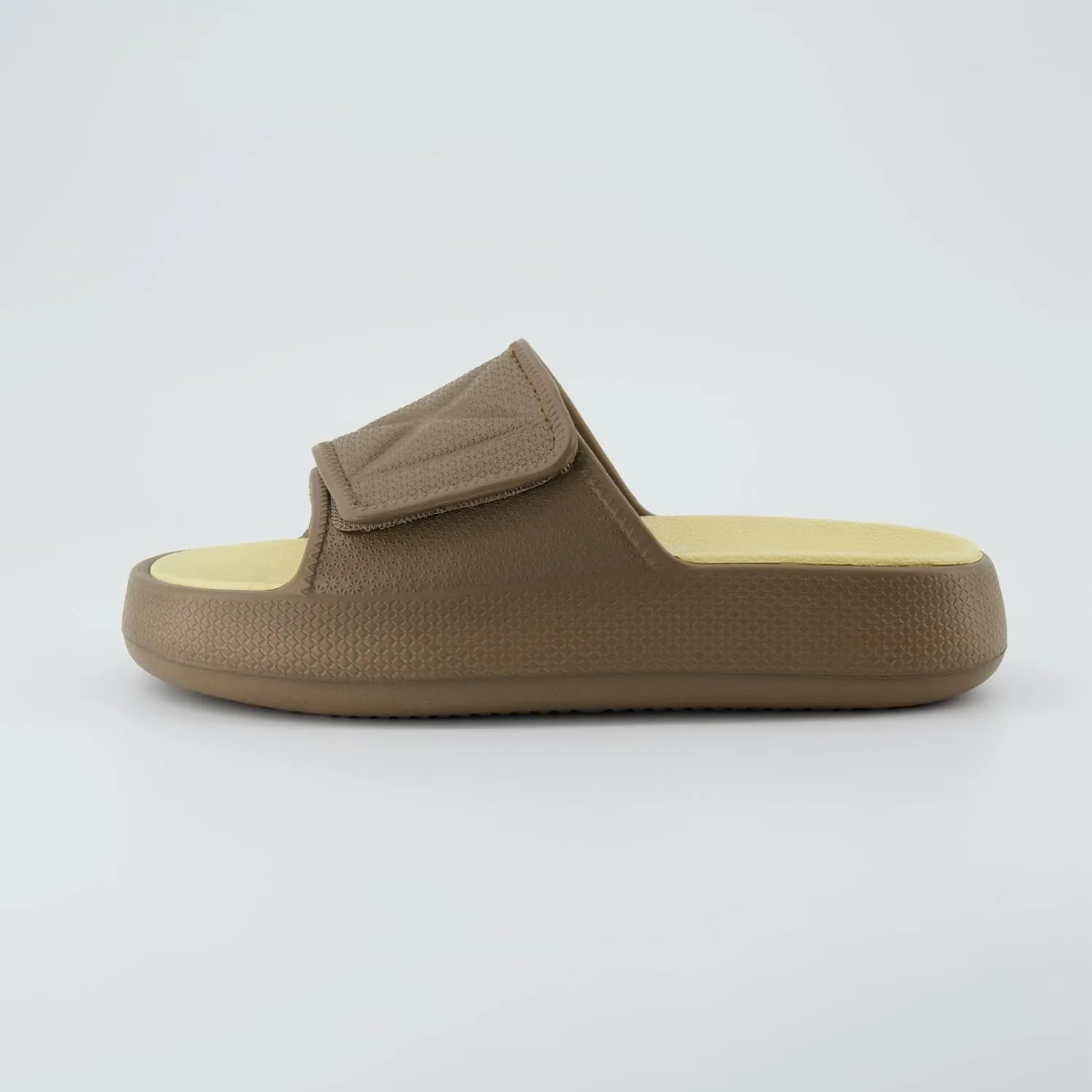 CUSHIONAIRE Women's Biggie recovery slide sandal with  Comfort and adjustable strap