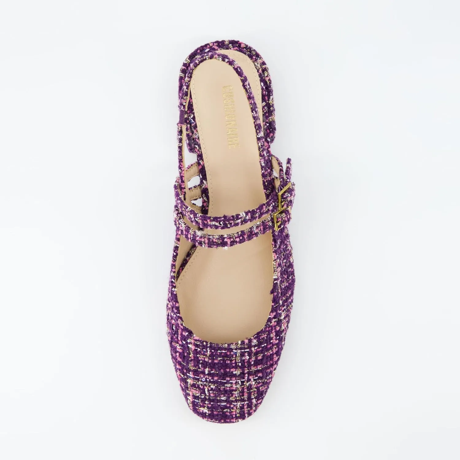 CUSHIONAIRE Women's Password Round Toe Mary Jane Dress Shoe  Memory Foam, Wide Widths Available