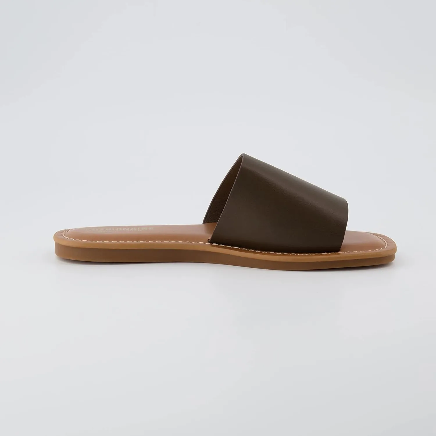 CUSHIONAIRE Women's Spicy slide Sandal with Memory Foam