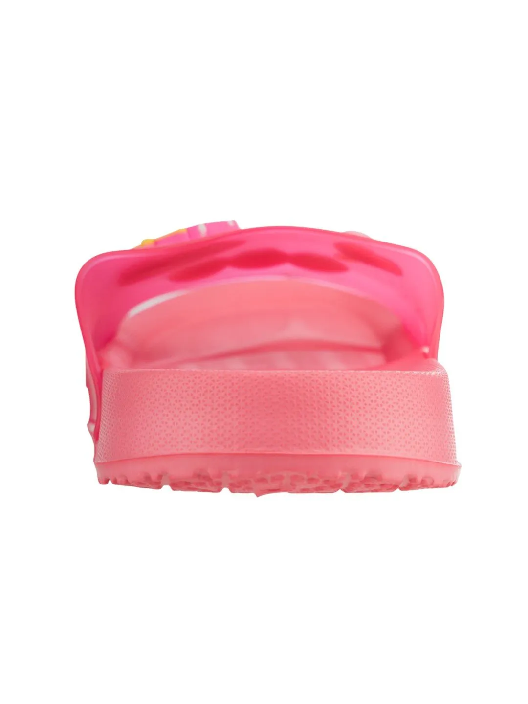 Cute & Comfy Strawberry Heart Candy & Purse Charms Slides for Girls- Peach