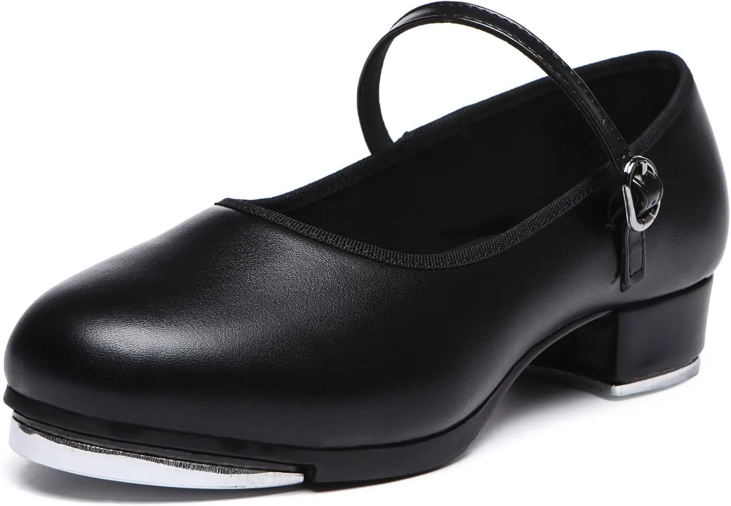 Danzcue Women's Mary Jane Tap Shoe, Ladies Tap Shoes, Black