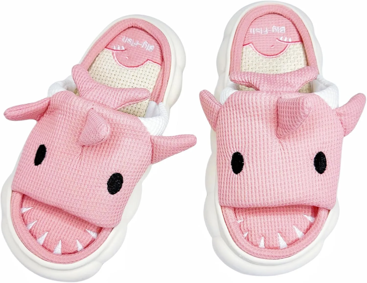 DCLTD Womens & Men's Shark Slides - Super Soft Cloud Slippers