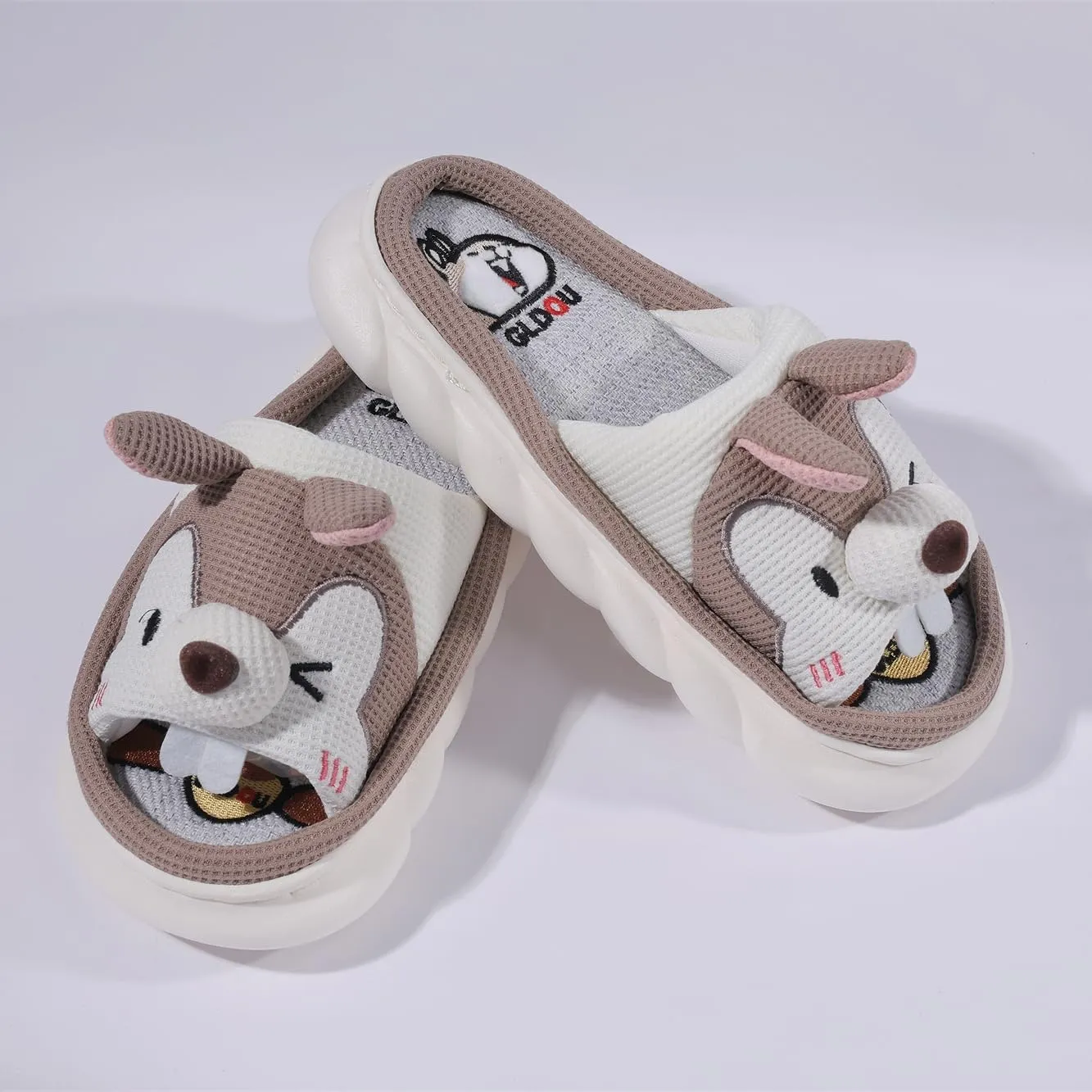 DCLTD Womens & Men's Shark Slides - Super Soft Cloud Slippers