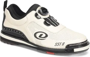 Dexter Mens SST 8 BOA MC Bowling Shoes (for Right and Left Handed Bowlers. Men's Shoe Sizing) - Parchment/Black 9