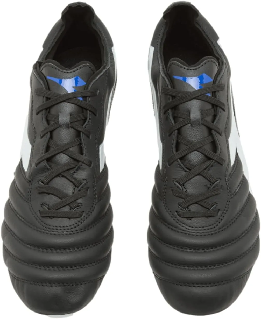 Diadora Brasil Elite 2 LT LP12 Firm Ground Soccer Shoe - Ultra-Soft, Water-Resistant Full-Grain Calfskin Upper, Non-Stretch Fabric Lining, Non-Slip PU Heel Lining, Insole with Flex Points