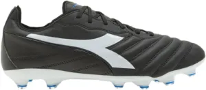 Diadora Brasil Elite 2 LT LP12 Firm Ground Soccer Shoe - Ultra-Soft, Water-Resistant Full-Grain Calfskin Upper, Non-Stretch Fabric Lining, Non-Slip PU Heel Lining, Insole with Flex Points