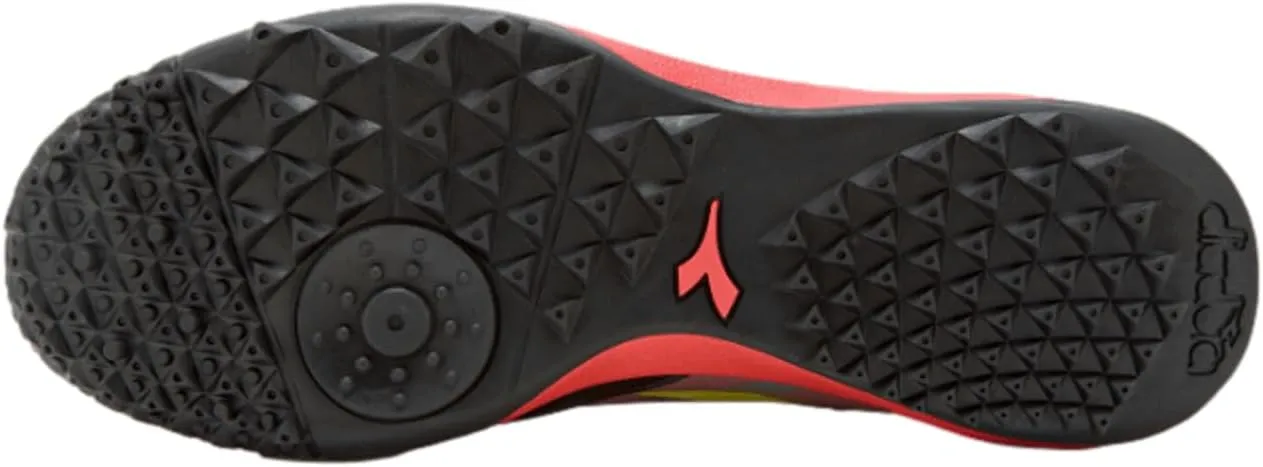 Diadora Brasil Elite Turf Soccer Shoe - Water-Resistant Suprellsoft, Non-Slip PU Heel Lining, Flex Points on Insole, Fine Craftsmanship