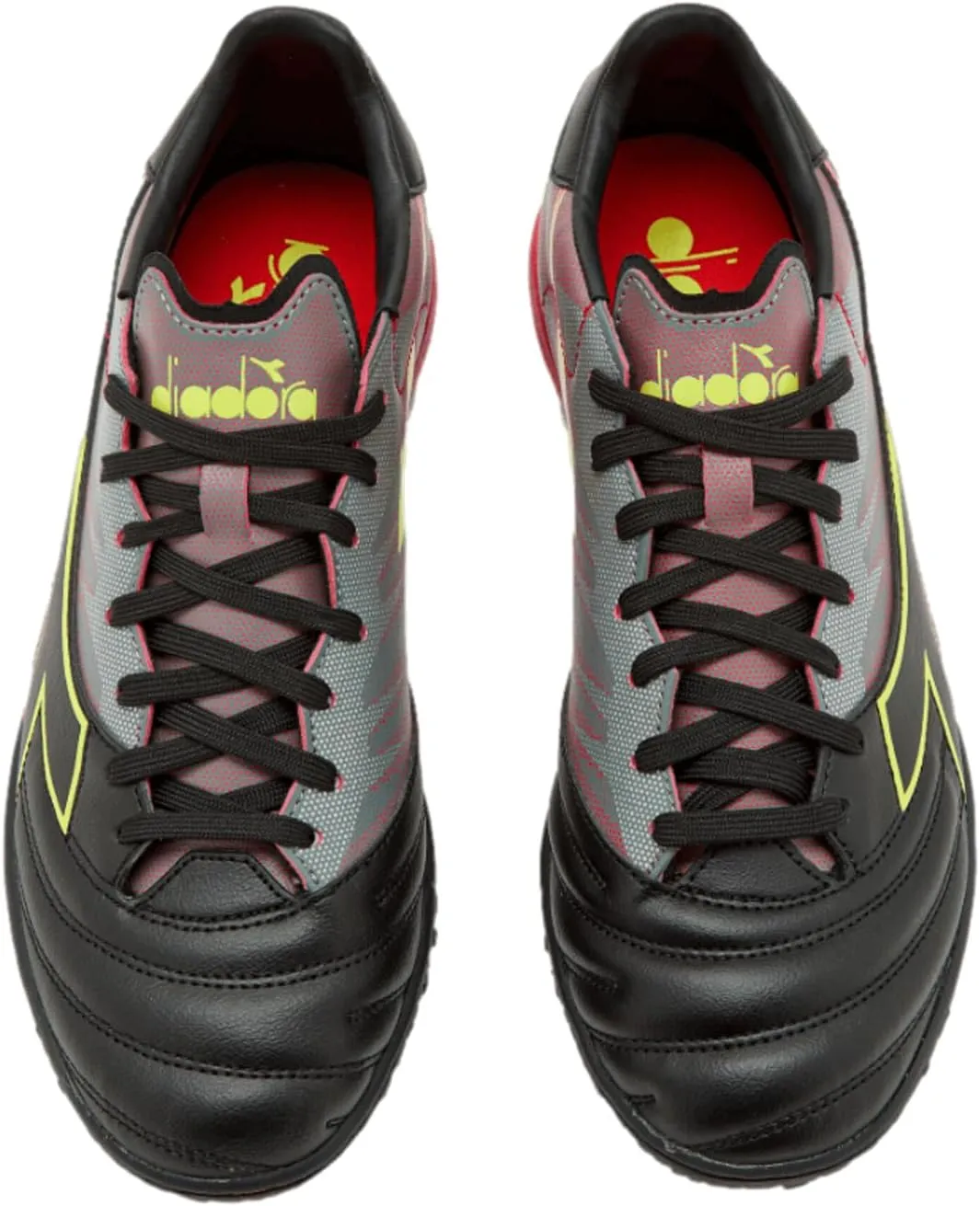 Diadora Brasil Elite Turf Soccer Shoe - Water-Resistant Suprellsoft, Non-Slip PU Heel Lining, Flex Points on Insole, Fine Craftsmanship