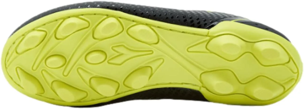 Diadora Pichichi 5 MD Youth Soccer Shoe - Perfect Starter Shoe for Kids, Turf and Firm Ground, Water-Resistant Suprell Upper, Non-Slip PU Heel Lining