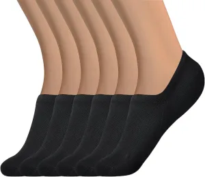 DIBAOLONG Womens No Show Socks Non Slip Flat Boat Line Low Cut Socks (6-12 Packs)