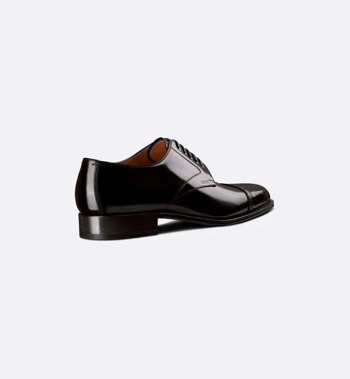 Dior Timeless Derby Shoe • Black Polished Calfskin