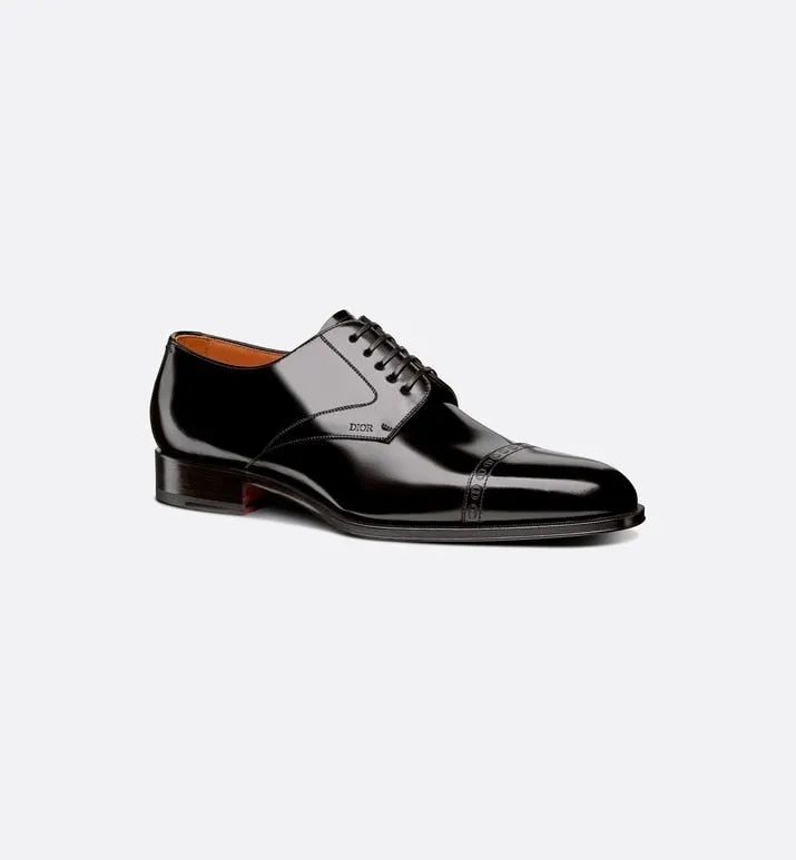 Dior Timeless Derby Shoe • Black Polished Calfskin