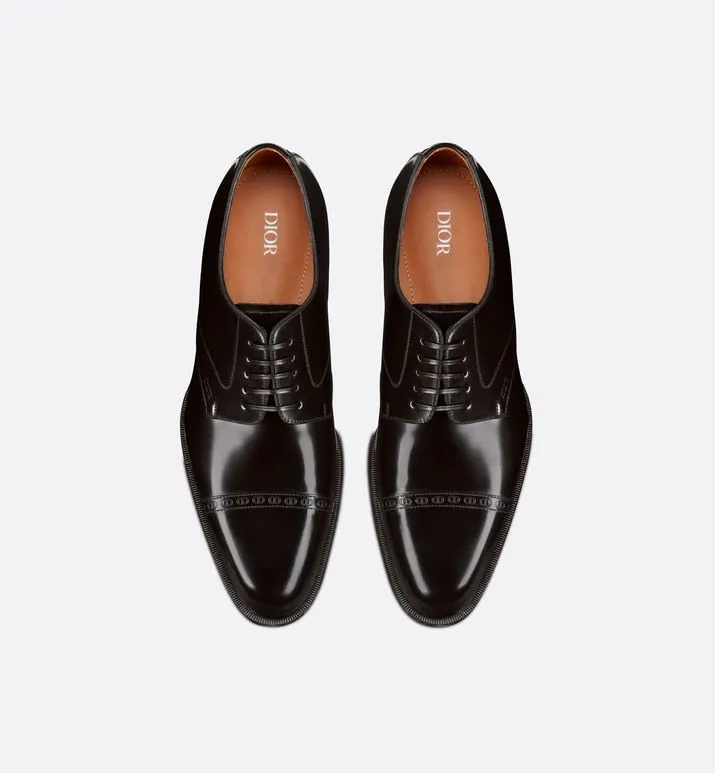 Dior Timeless Derby Shoe • Black Polished Calfskin