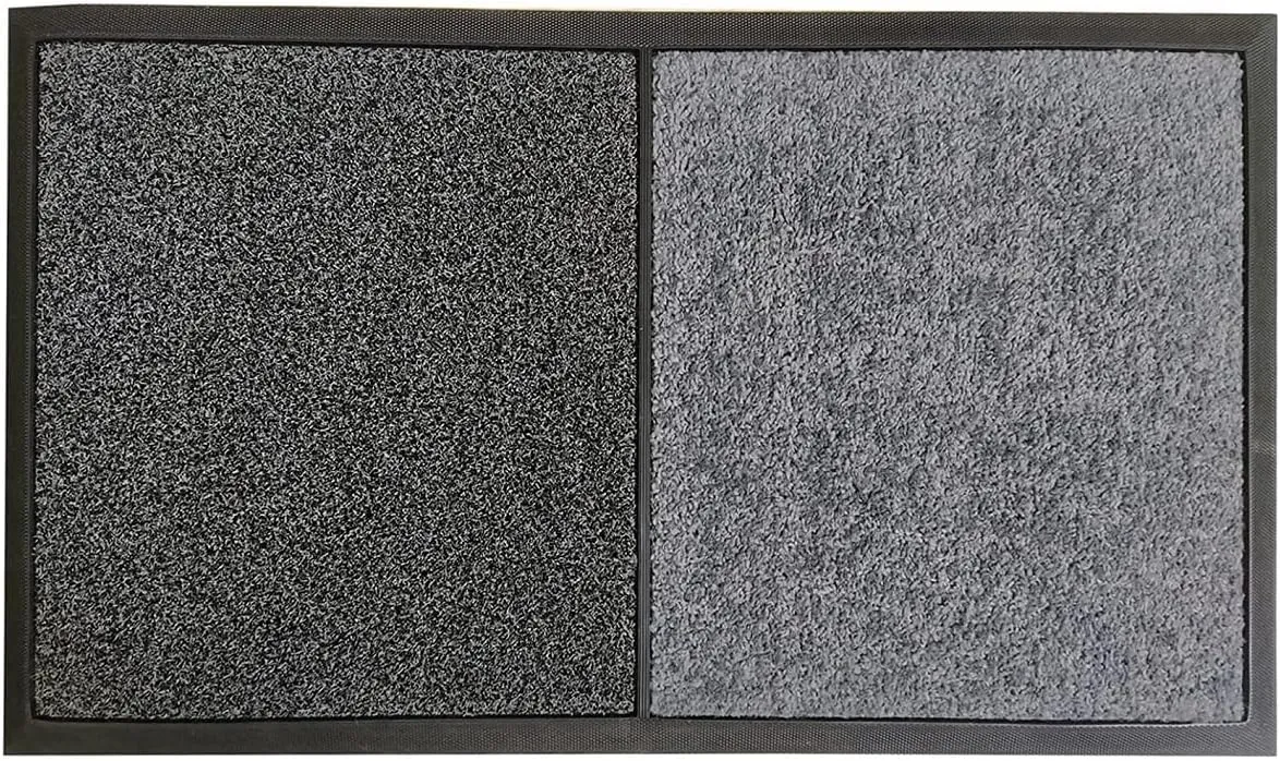 Disinfecting Sanitizing Floor Entrance doormats， Disinfection Doormat Entry Rug Shoe sanitizer, Shoe Tray for entryway Indoor，Indoor doormats (Grey, M: 23x35inch (60x90cm))