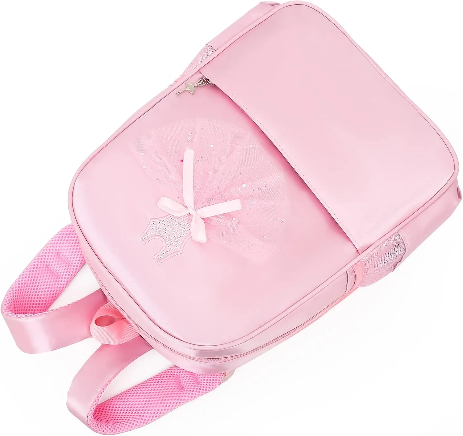 Dorlubel Cute Ballet Dance Backpack Tutu Dress Dance Bag with Key Chain Girls