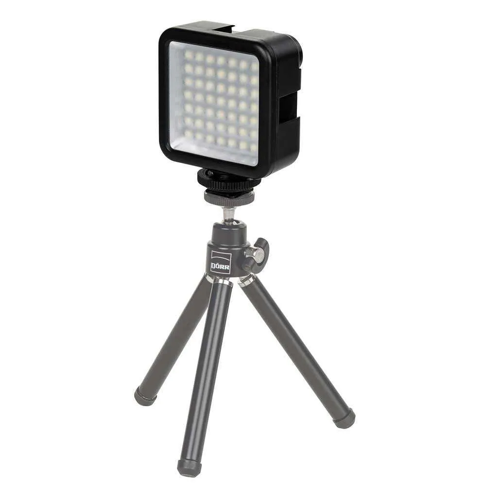 Dorr VL-49 LED Video Light | Daylight 6000K | 800 Lux/1m | 90 CRI
