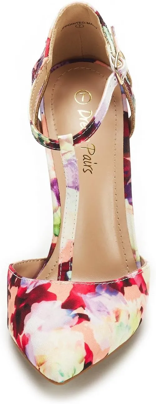 DREAM PAIRS Women's Oppointed-Mary Pump Shoe
