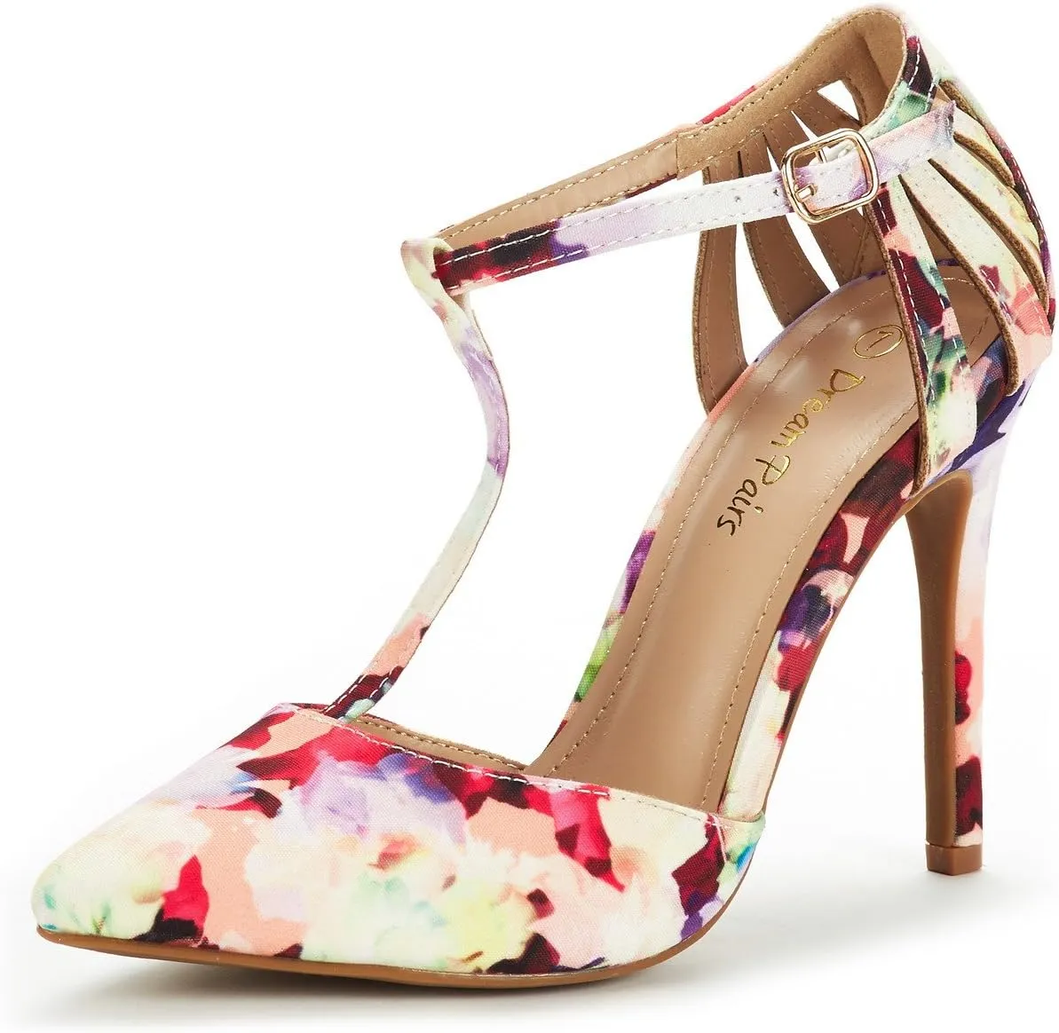 DREAM PAIRS Women's Oppointed-Mary Pump Shoe