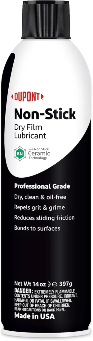 DuPont Non-Stick Dry-Film Lubricant Aerosol, 14 oz( bottle color may vary)